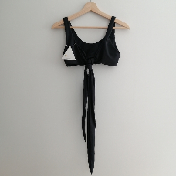 NWT Buffbunny Swimwear Wrap Around Self Tie Bikini Swim Top Small - Picture 2 of 14